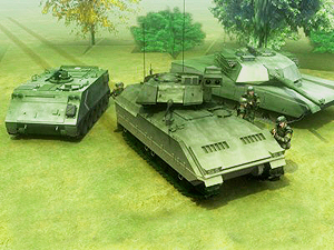 military tanks turbosquid